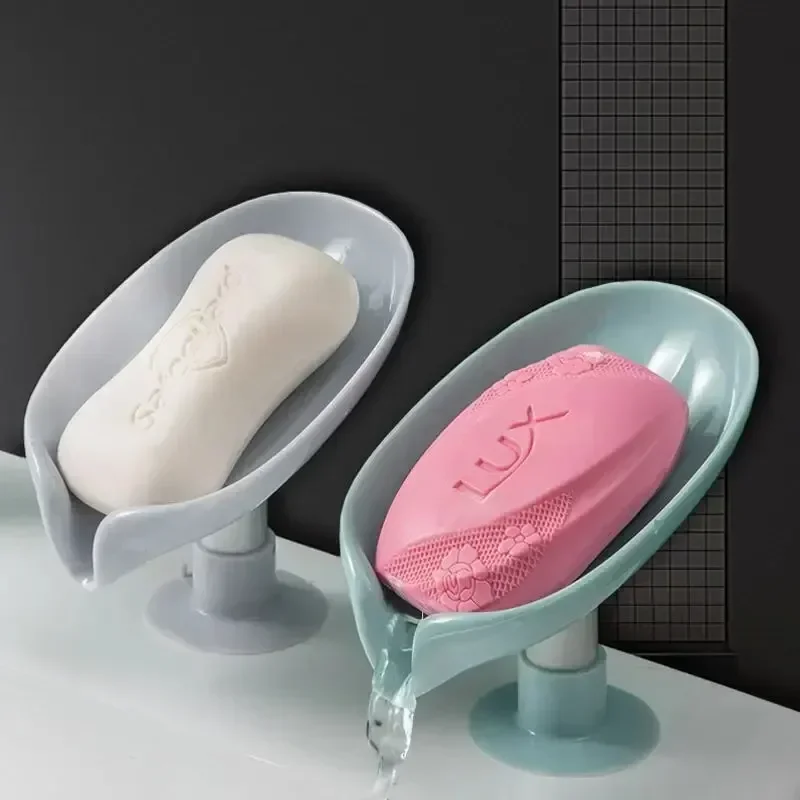 Eco Sponge - حامل صابون على شكل ورقة شجر،
