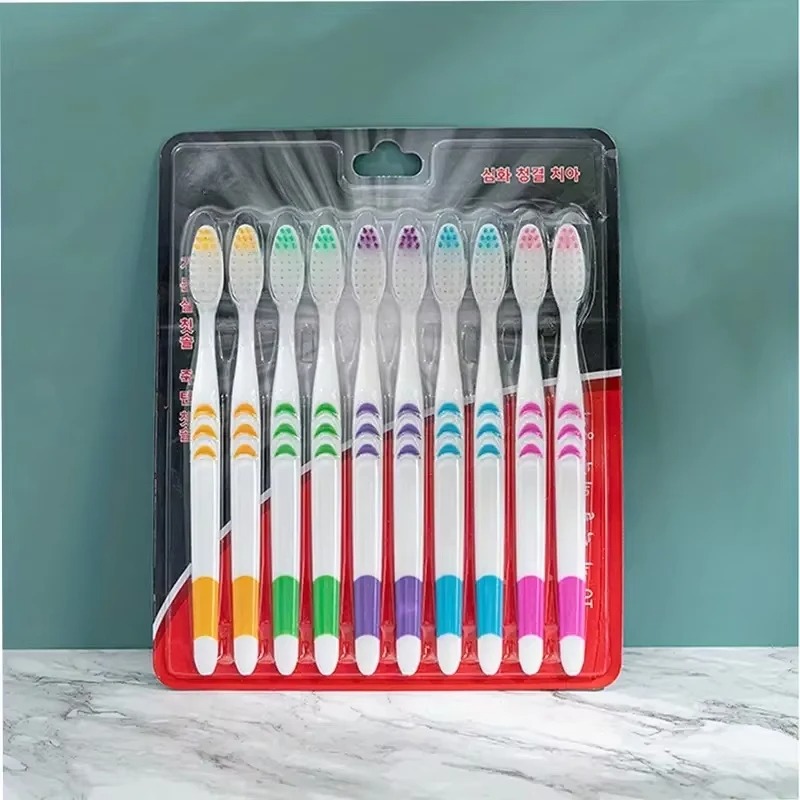 Bamboo Toothbrush - 10 قطع فرشاة أسنان نانو فائقة