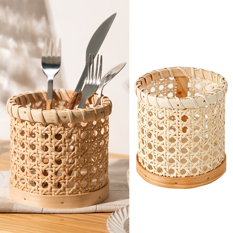 Bamboo Cutlery - حامل أدوات مائدة قطعة واحدة -