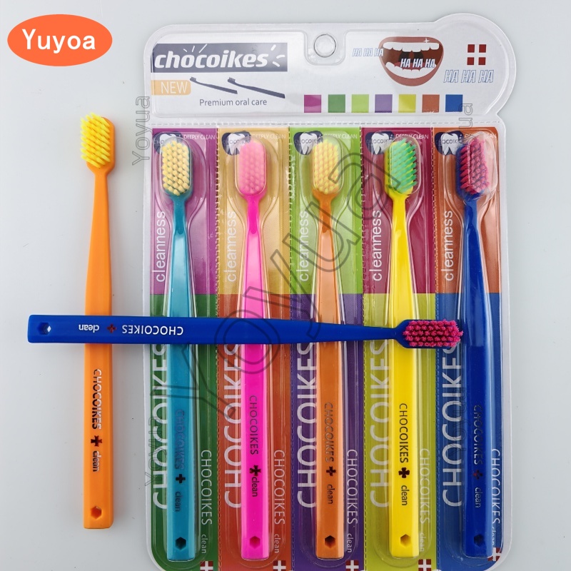 Bamboo Toothbrush - 50 قطعة فرشاة أسنان فائقة النعومة