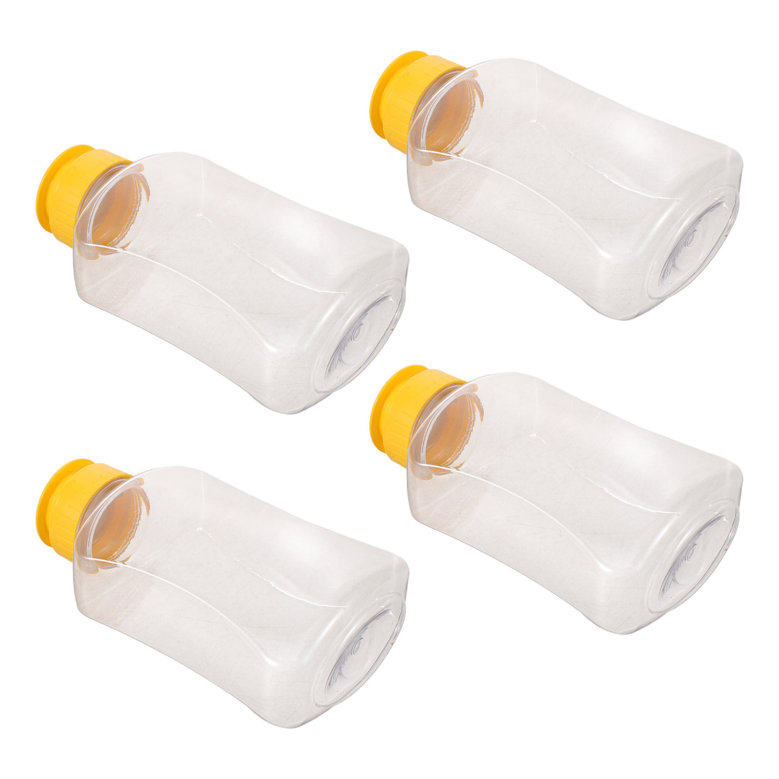 Reusable Bottle - 4 قطع من زجاجات العسل البلاستيكية