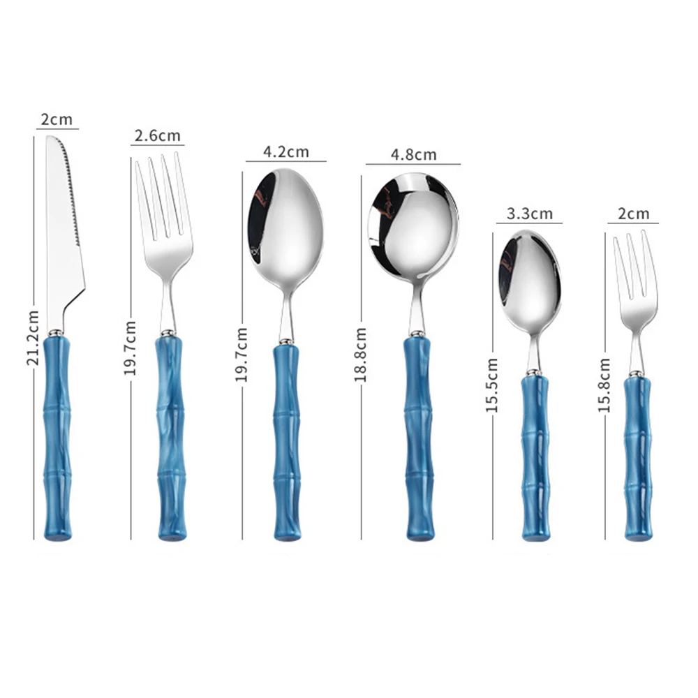 طقم أدوات مائدة بمقبض من الخيز - مراجعة Bamboo Cutlery وسعره