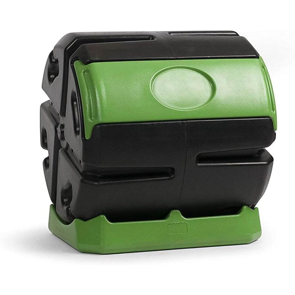 صندوق سماد دوار خارجي أحادي ال - مراجعة Compost Bin وسعره