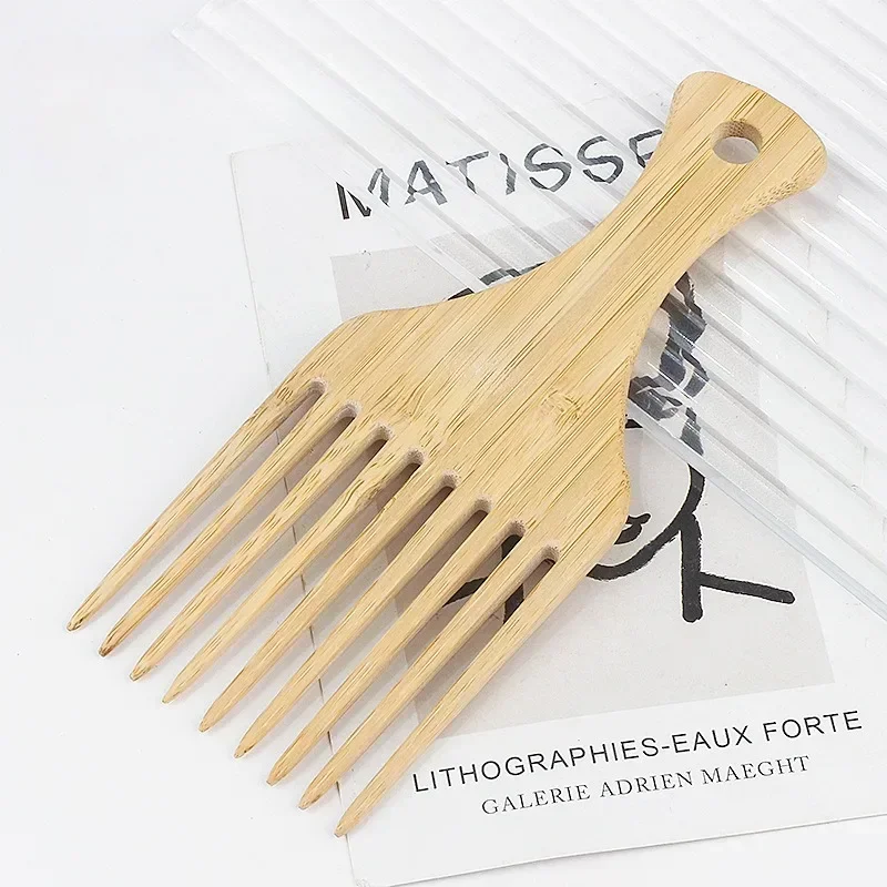1 قطعة مشط الشعر الخشبي الخيزر - مراجعة Bamboo Toothbrush وسعره