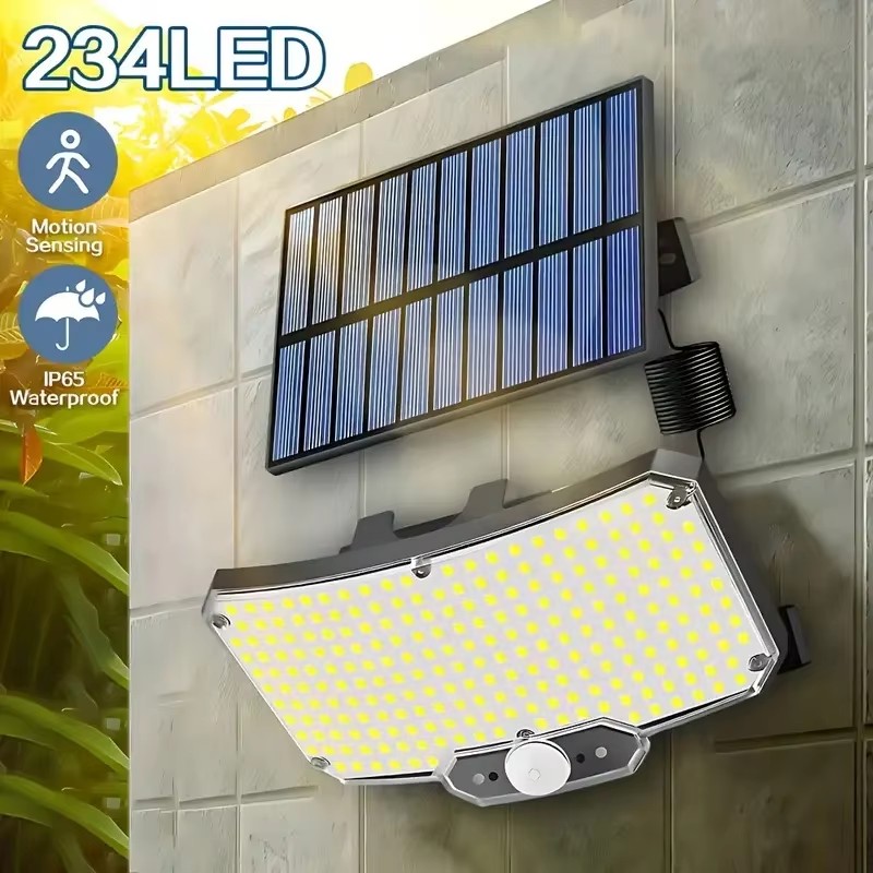 مصباح شمسي خارجي بـ 234 مصباح  - مراجعة Solar Garden Light وسعره