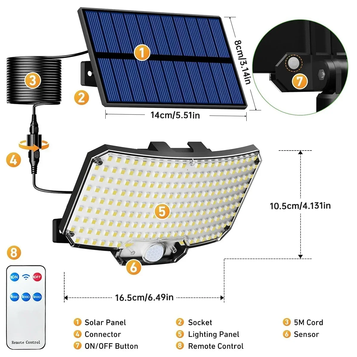 مصباح شمسي خارجي بـ 234 مصباح  - مراجعة Solar Garden Light وسعره