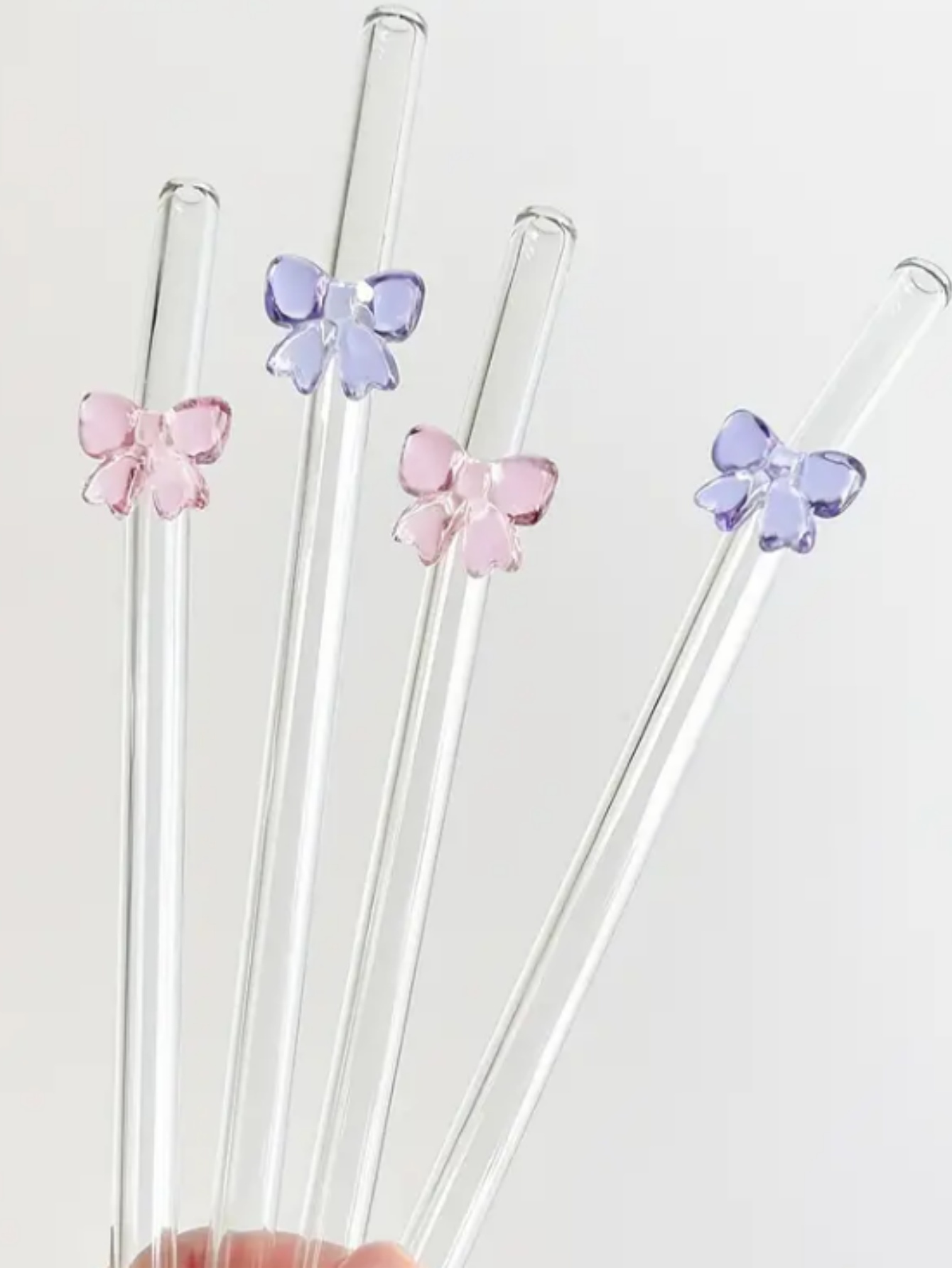 2/6 قطع من شفاطات الزجاجية الأ - مراجعة Reusable Straw وسعره