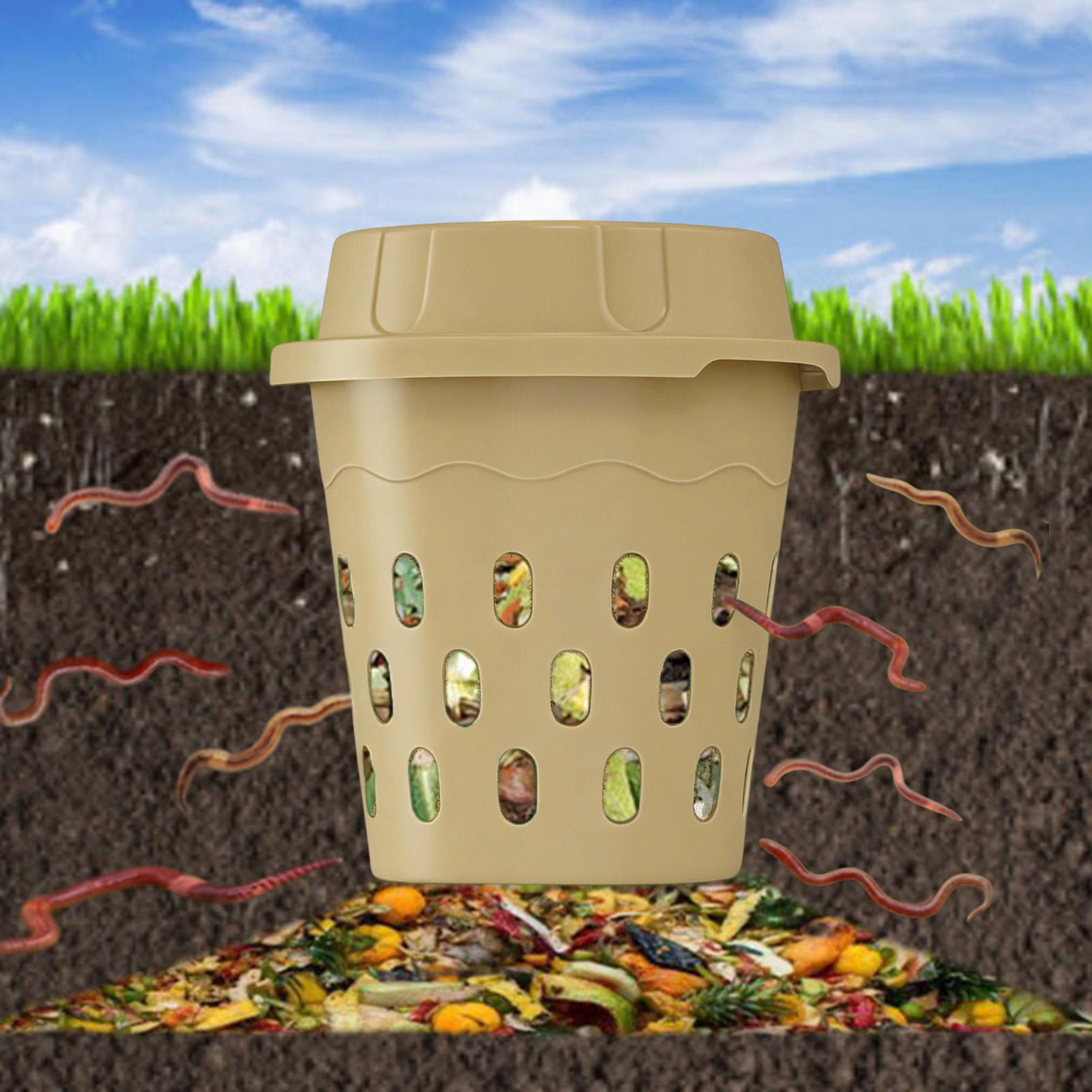 صندوق سماد دودي مدمج في الأرض  - مراجعة Compost Bin وسعره