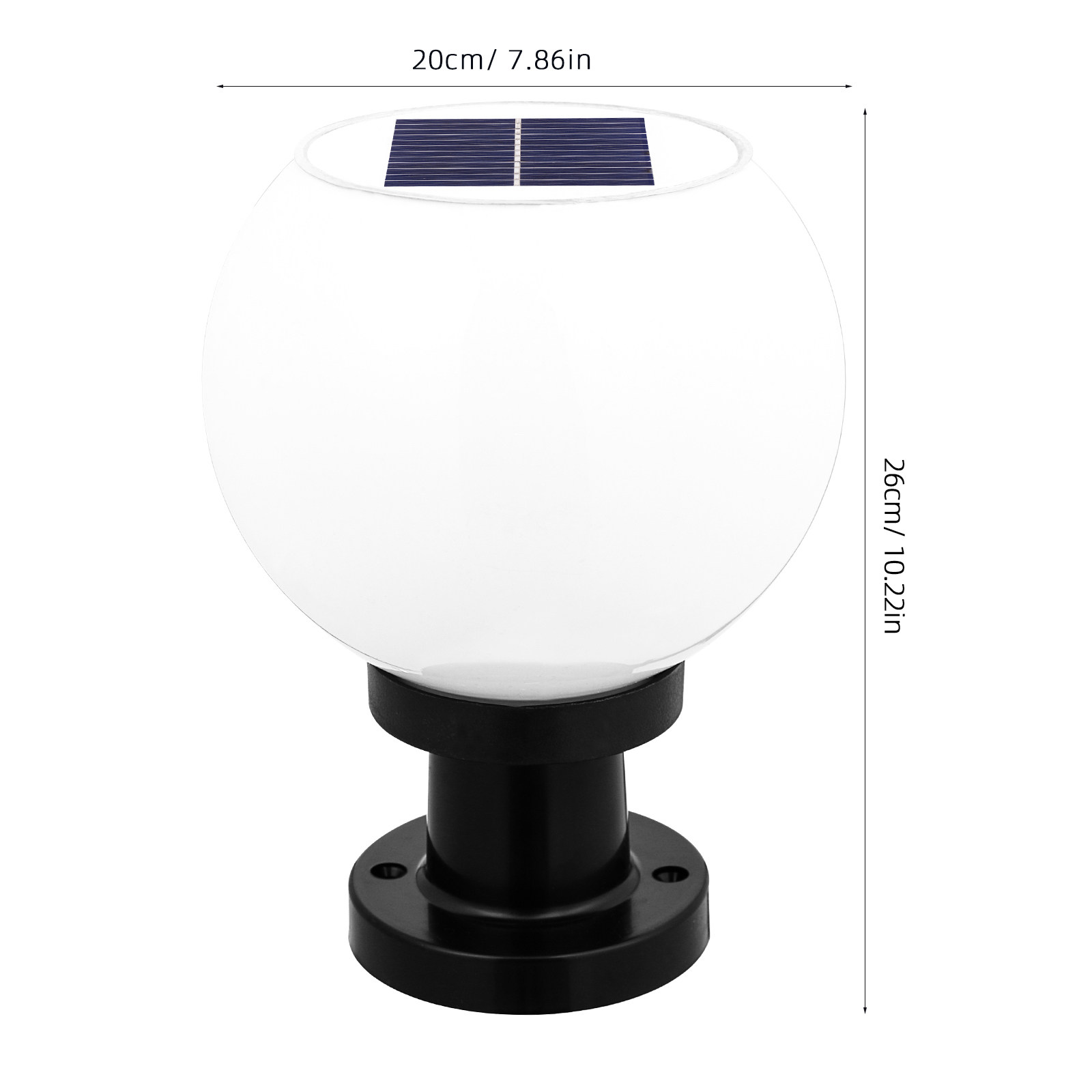 1. مصباح حائط دائري يعمل بالطا - مراجعة Solar Garden Light وسعره
