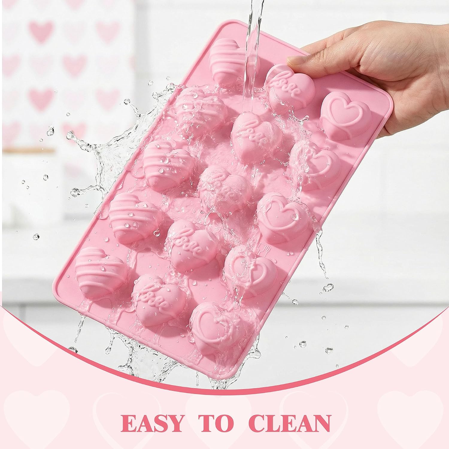 قوالب سيليكون على شكل قلب، قال - مراجعة Eco Soap وسعره