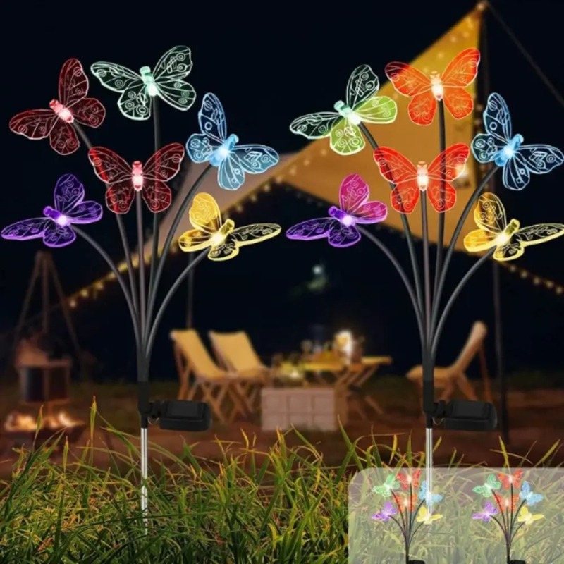 أضواء الفراشة تعمل بالطاقة الش - مراجعة Solar Garden Light وسعره