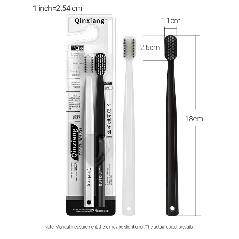 2-10 قطع فرشاة أسنان صديقة للب - مراجعة Bamboo Toothbrush وسعره