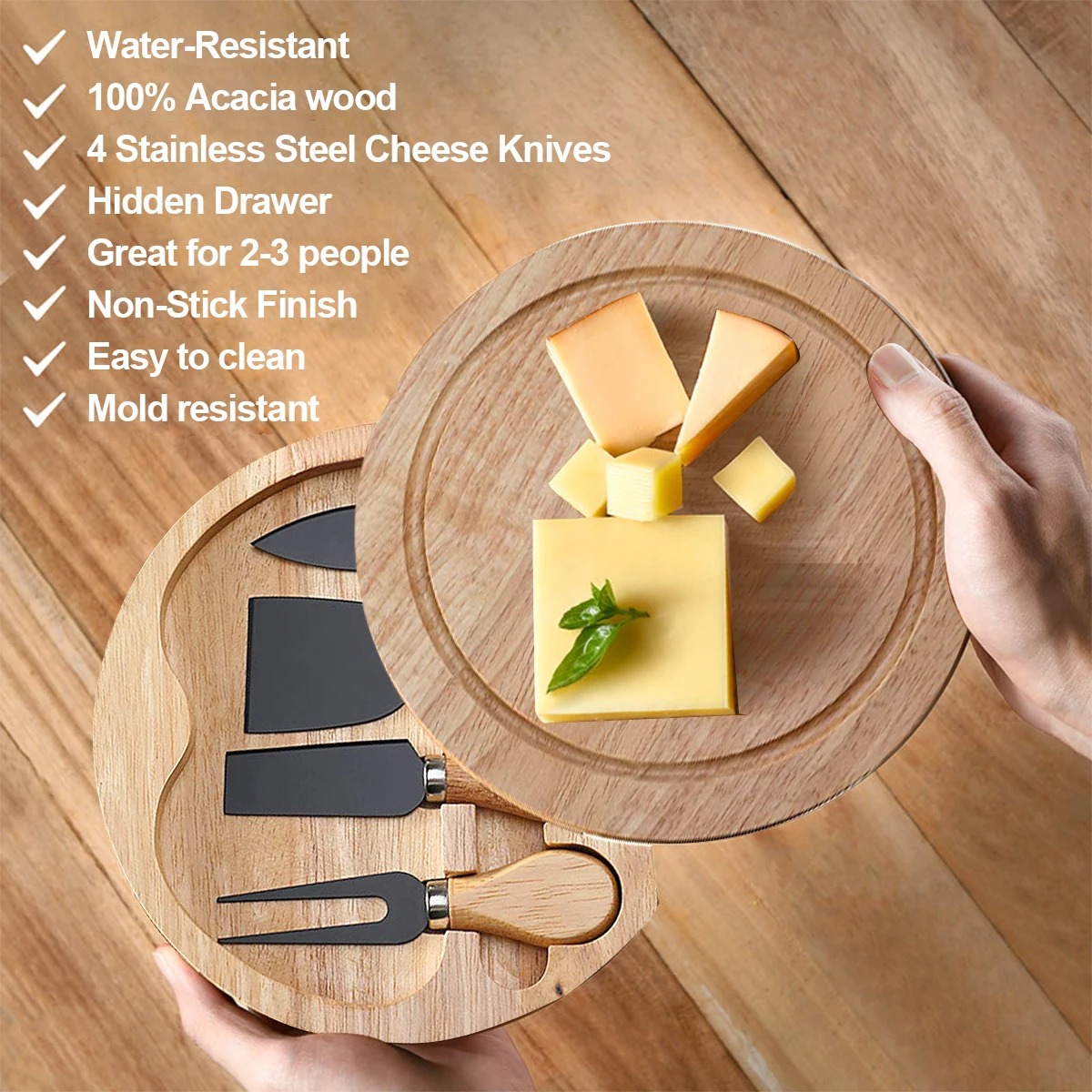 مجموعة سكاكين الجبن لألواح وأد - مراجعة Bamboo Cutlery وسعره