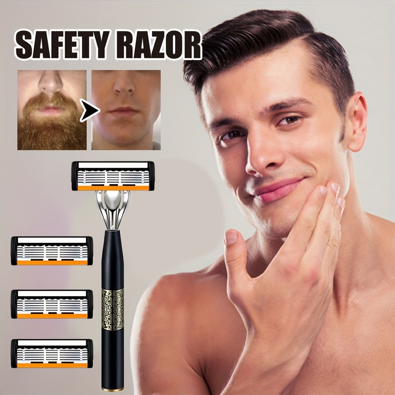 ماكينة حلاقة كلاسيكية مكونة من - مراجعة Safety Razor Handle وسعره