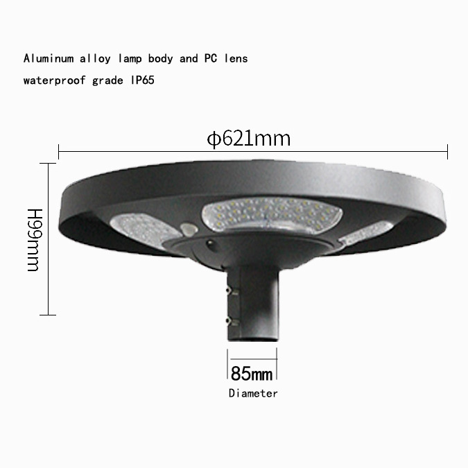 مصباح حديقة شمسي LED مقاوم للم - مراجعة Solar Garden Light وسعره