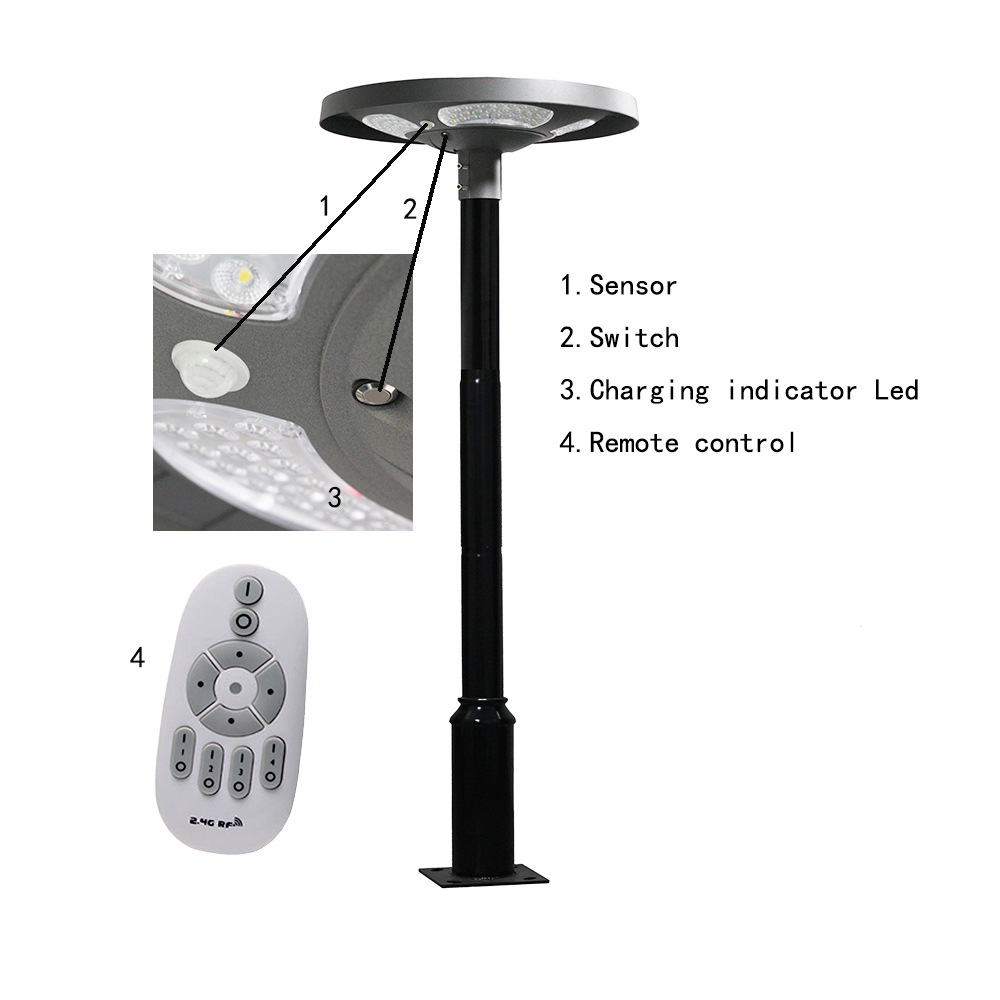 مصباح حديقة شمسي LED مقاوم للم - مراجعة Solar Garden Light وسعره