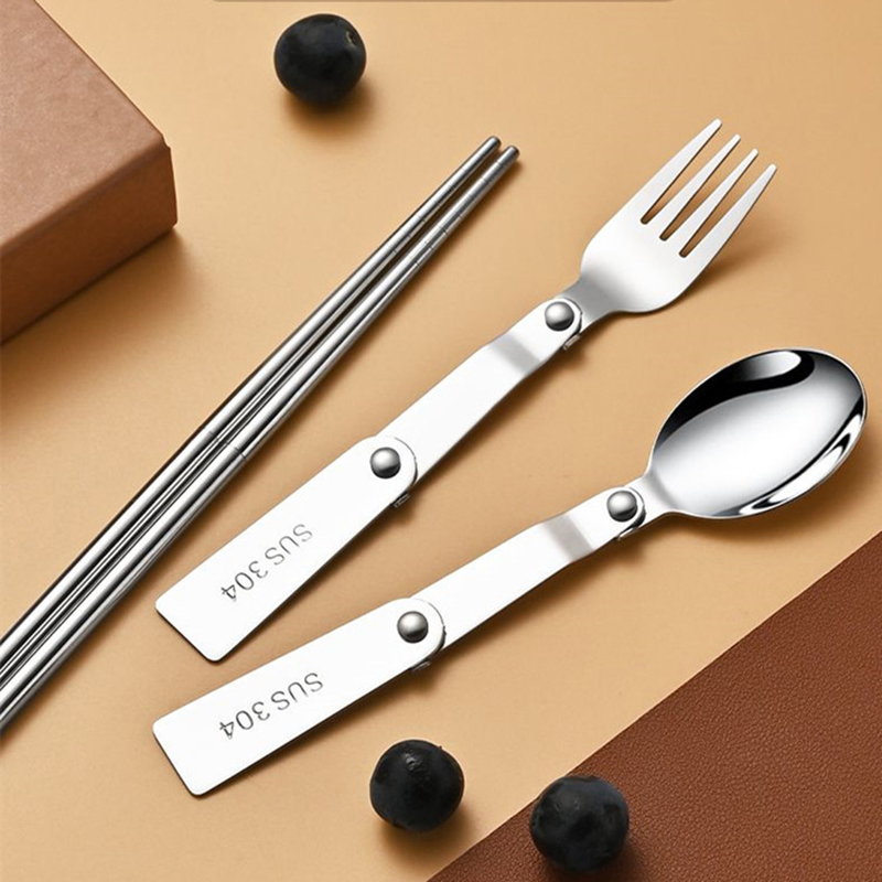 1 قطعة/3 قطعة الفولاذ المقاوم  - مراجعة Bamboo Cutlery وسعره