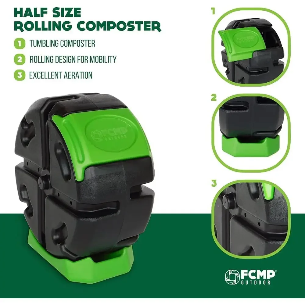 صندوق سماد دوار للحديقة، للاست - مراجعة Compost Bin وسعره