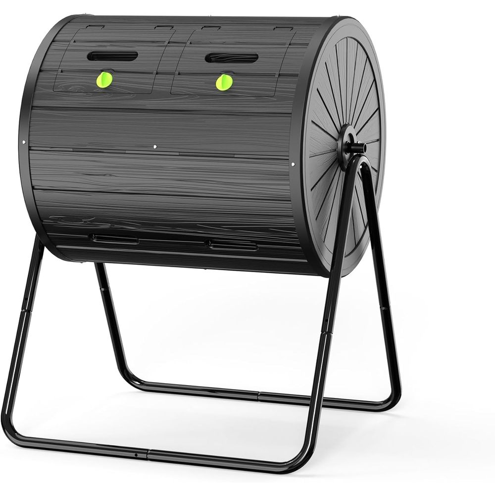 صندوق سماد دوار خارجي سعة 37.5 - مراجعة Compost Bin وسعره