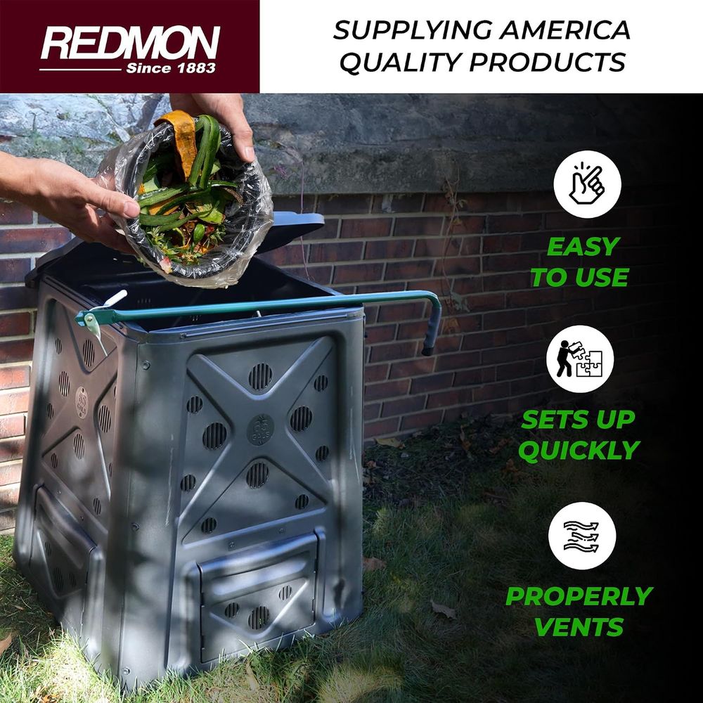 حاوية سماد خارجية سعة 60 جالون - مراجعة Compost Bin وسعره