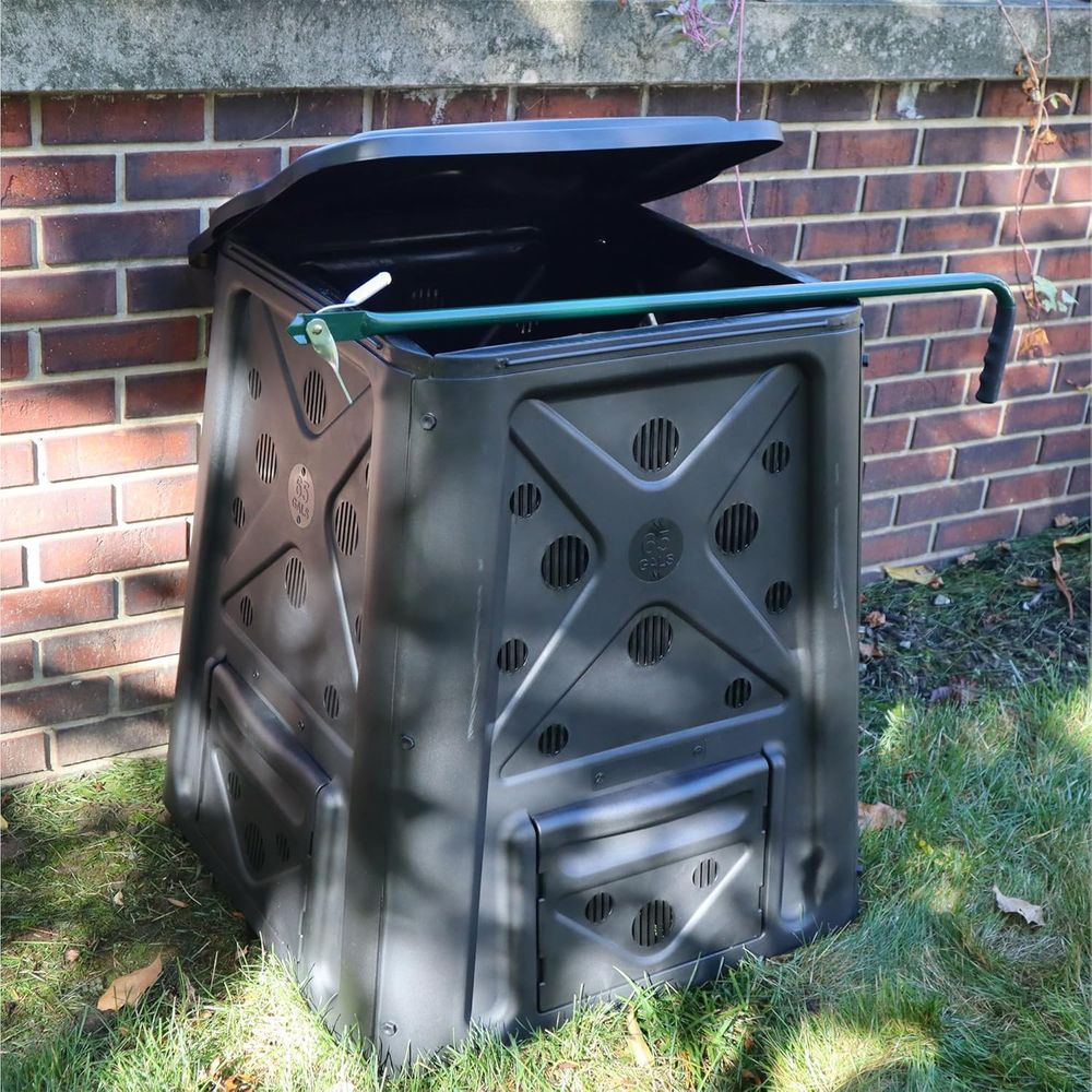 حاوية سماد خارجية سعة 60 جالون - مراجعة Compost Bin وسعره
