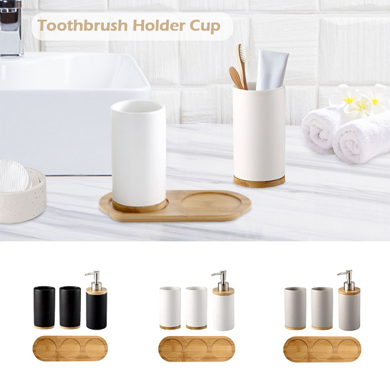 السيراميك الحمام مجموعة غرامة  - مراجعة Bamboo Toothbrush وسعره