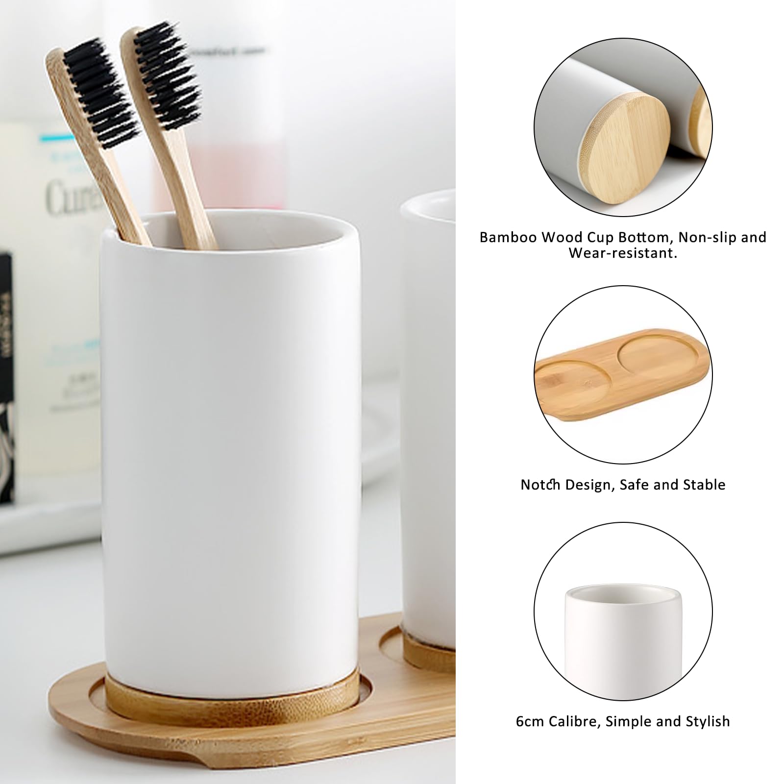 السيراميك الحمام مجموعة غرامة  - مراجعة Bamboo Toothbrush وسعره
