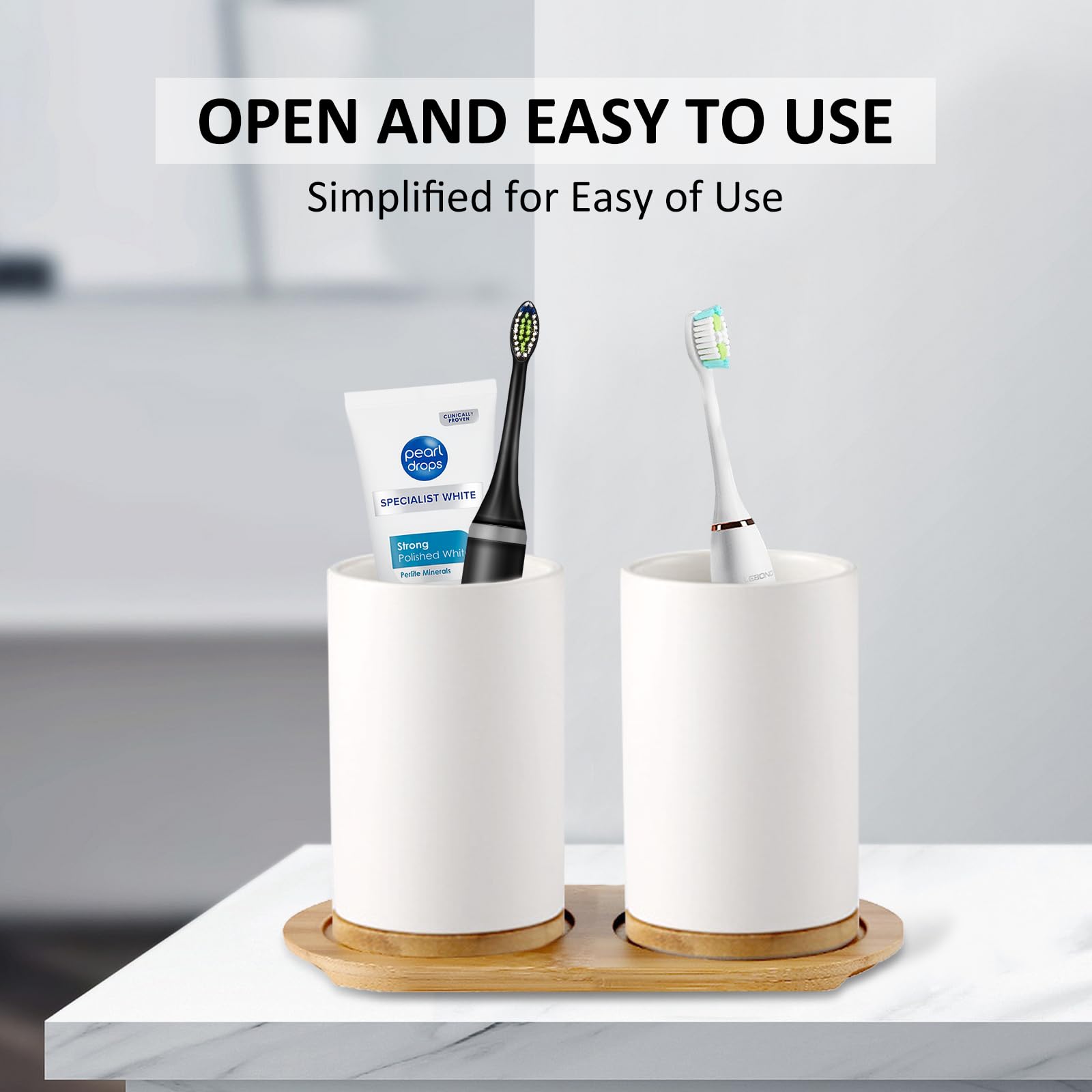 السيراميك الحمام مجموعة غرامة  - مراجعة Bamboo Toothbrush وسعره