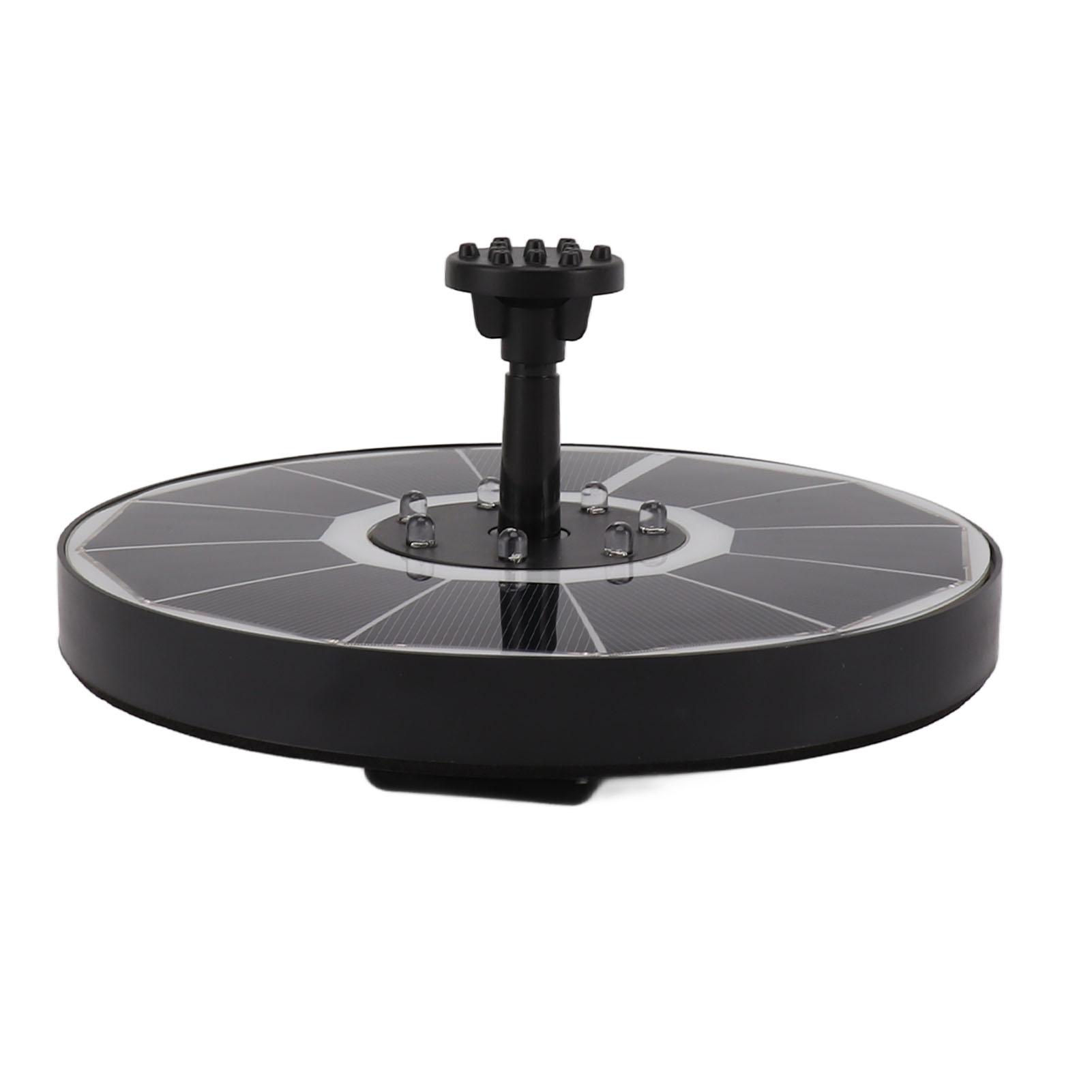 نافورة شمسية مضيئة مع 8 فوهات، - مراجعة Solar Garden Light وسعره