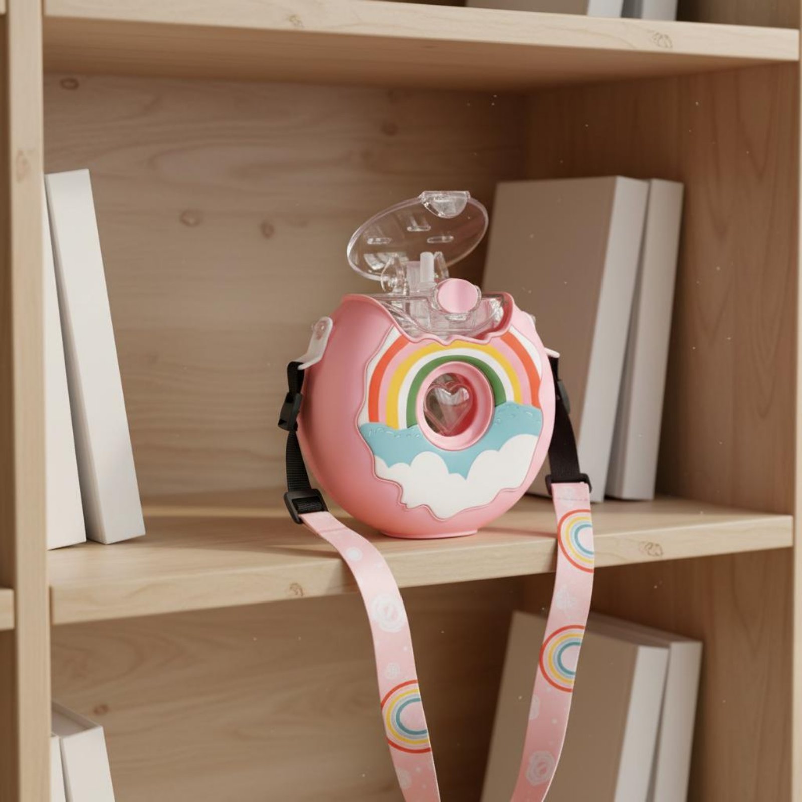 زجاجة مياه على شكل دونات مقاوم - مراجعة Reusable Straw وسعره