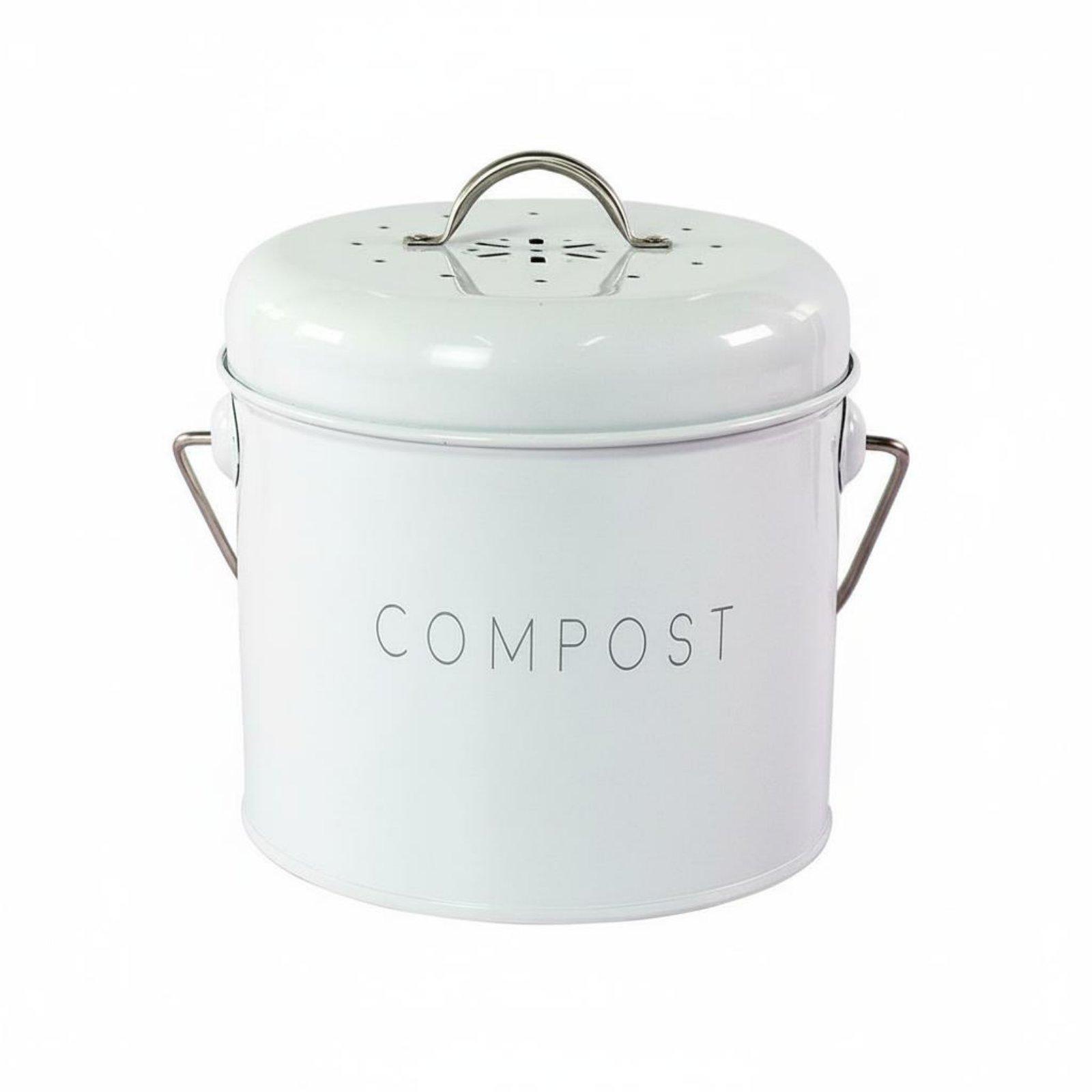 سلة مهملات مكتبية للمطبخ، حاوي - مراجعة Compost Bin وسعره